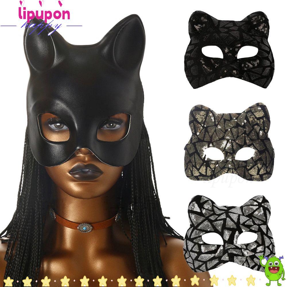 LIPUPON Cat Girl , Venetian Party EVA Masquerade , Fashion Party Makeup Ball Half Face Mardi Gras