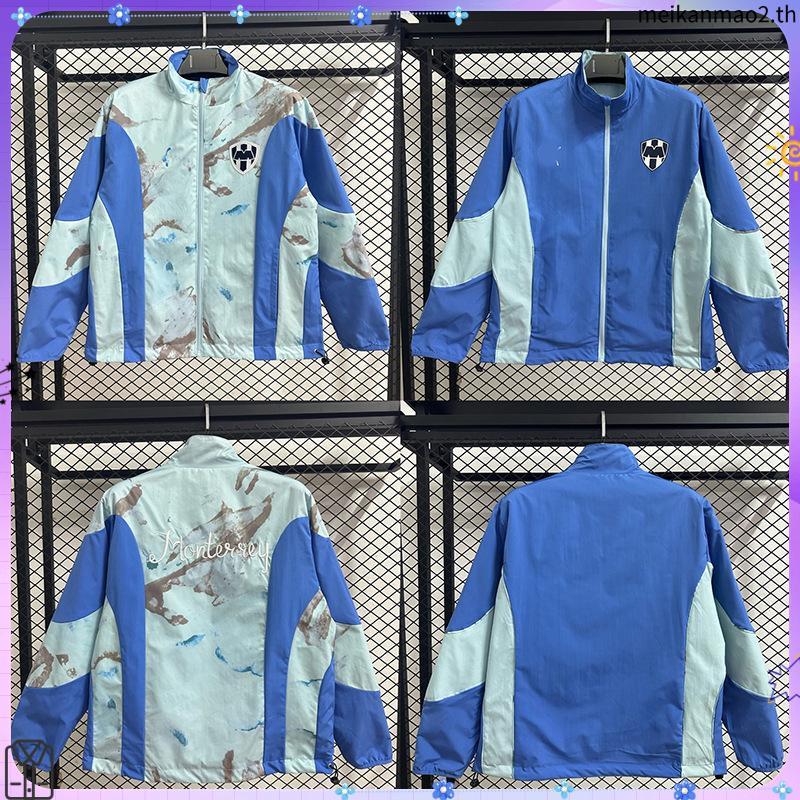 Retro Napoli Jacket 1988-89 สไตล์ฟุตบอลสำหรับผู้ชาย สีน้ำเงิน กันลม เหมาะสำหรับฤดูร้อน