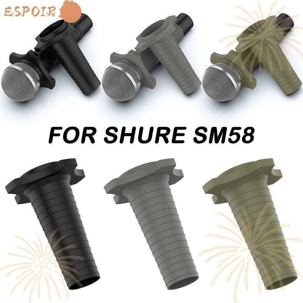 ESPOIR1 ไมโครโฟนป้องกัน, Anti-Rolling Anti-Slip MIC Sleeve Cover, เปลี่ยนซิลิโคนกันกระแทก MIC Protec