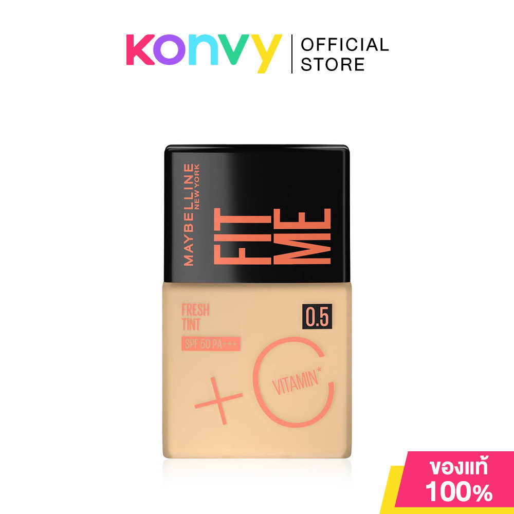 Maybelline New York Fit Me Fresh Tint SPF50 30ml #0.5 ทินท์ผิววิตซี จากเมย์เบลลีน นิวยอร์ก.