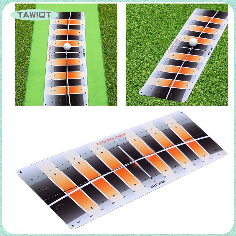 YIJU Golf Practice Mat Batting Putt Mat Golf Putter Putting Mat สําหรับ Home Golfing Office Beginner