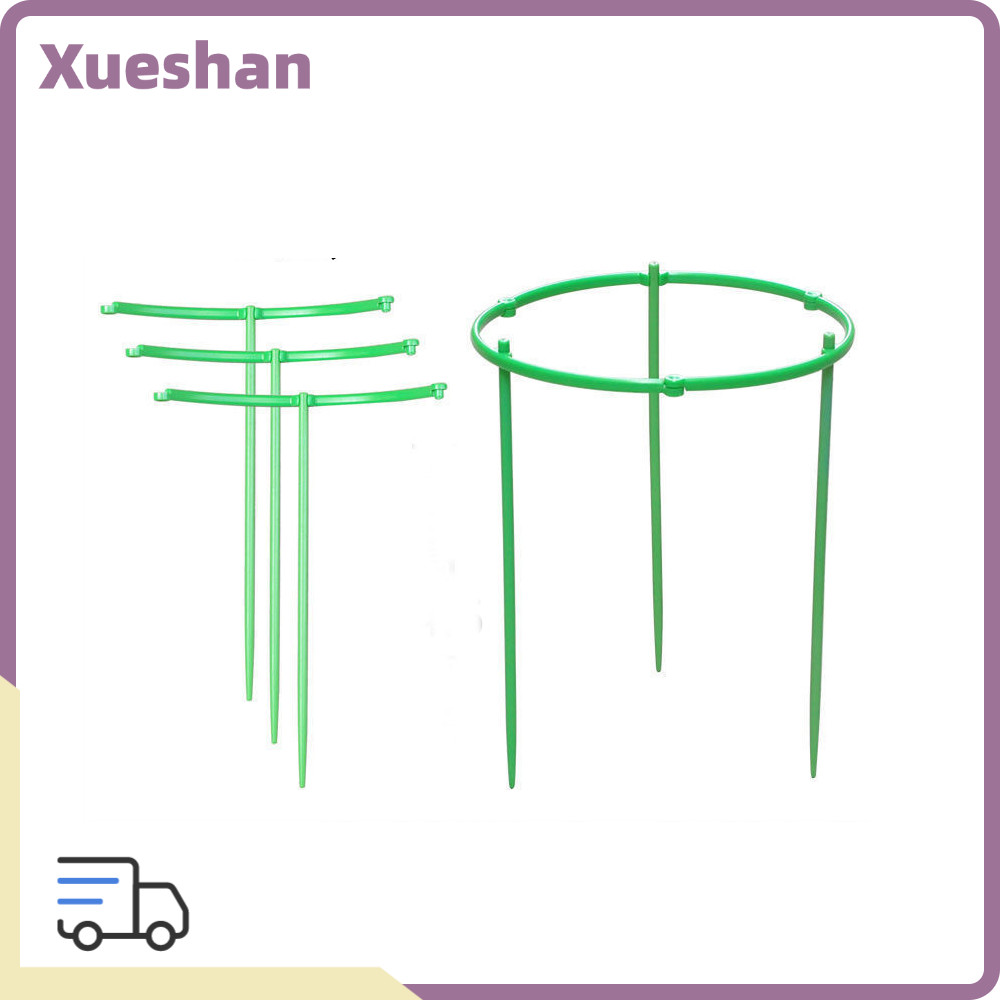 ซูเอ็กซี 3ชุดพืชสนับสนุนกอง,ใช้งานง่ายครึ่งรอบปีนเถาวัลย์ตี,ทนทานสีเขียวที่ถอดออกได้แหวนดอกไม้สนับสนุนแร็ค