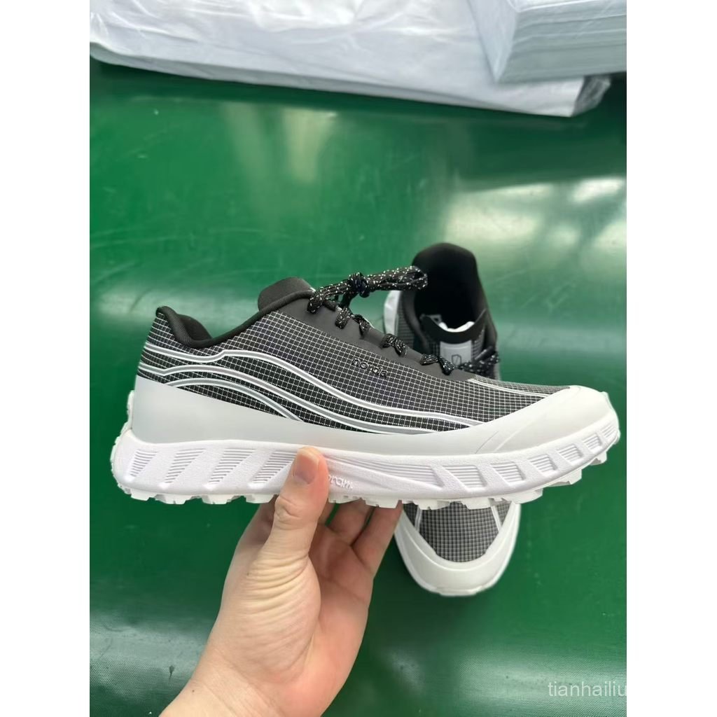 NORDA 002 รองเท้าวิ่งข้ามประเทศ Unisex น้ําหนักเบา ทนต่อการสึกหรอ กันลื่น กันน้ํา สีเทา PXLN
