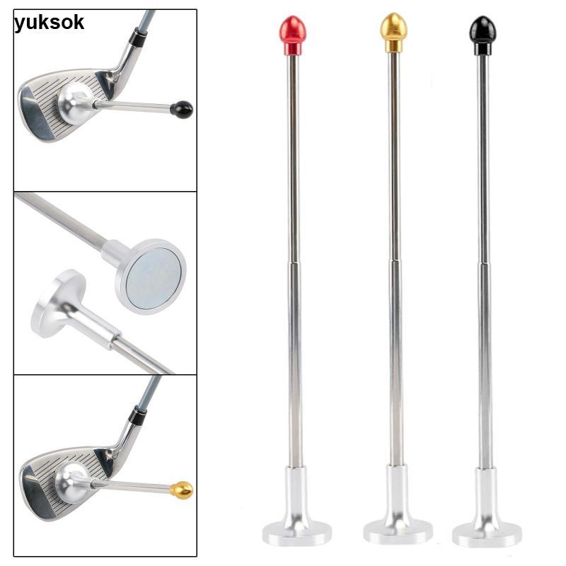 Yuksok Golf Alignment Stick Magnetic Direction Rod Swing Target Correction Tool Golf Training Aid สําหรับผู้เริ่มต้นและ Pro Golfers