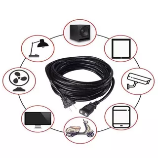 สายต่อปลั๊กไฟ สายต่อปลั๊กไฟ2500w ยาว15M สายปลั๊กไฟ สายไฟ สายไฟพ่วง สายไฟพัดลม power extension cord 220V PrimeMetalKit