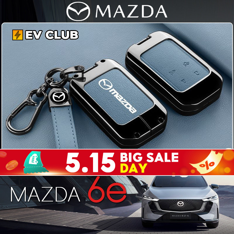 2025 สไตล์ใหม่ mazda 6e ev พิเศษกุญแจรถแฟชั่นเคสป้องกันเรียบง่ายเคสป้องกัน Unisex Universal Key จี้ 