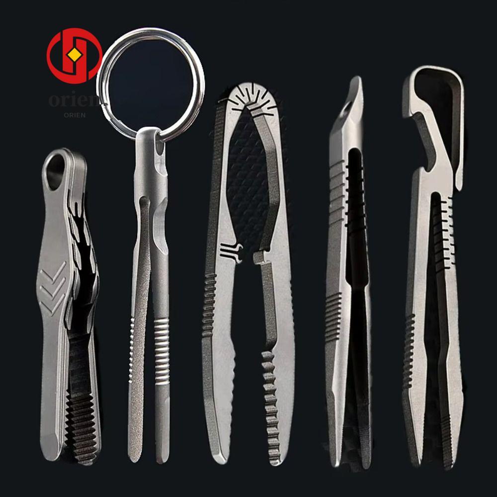 แหนบ Titanium Multifunctional เครื่องมือกลางแจ้ง - สำหรับ EDC และการเดินทางกลางแจ้ง