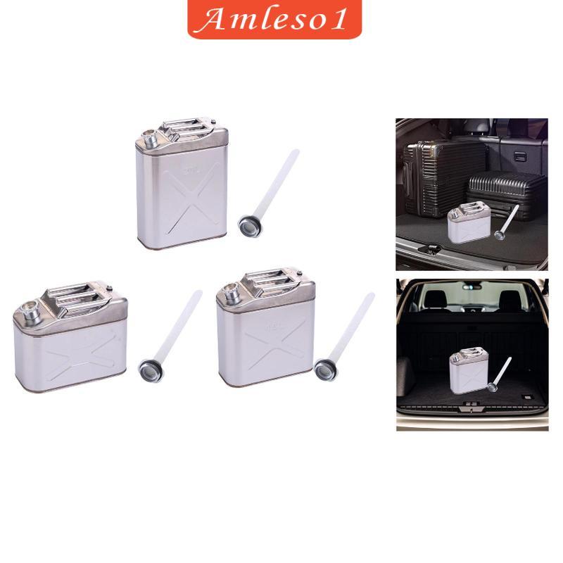 [Amleso1] Jerry Can สําหรับการจัดเก็บของเหลวและขนส่งเชื้อเพลิงสําหรับตั้งแคมป์และซ้อนทับ