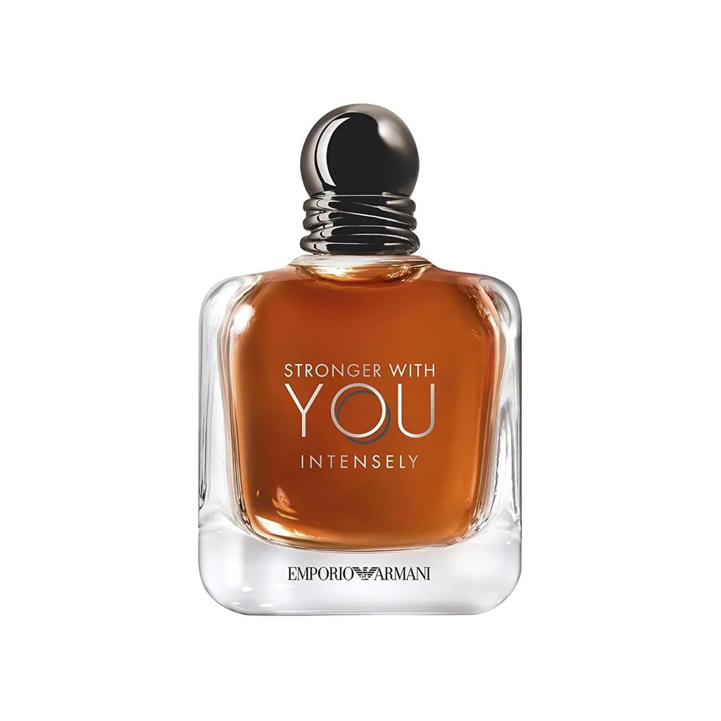 Armani Beauty - Stronger With You Intensely - Cologne for Men - Fougère Ambery Woody Mens Fragrance 