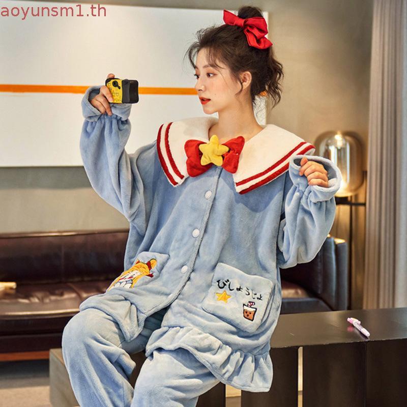 Fds แอปริคอท เมโลดี้ ผ้าสักหลาด การ์ตูน คอกลม แบบสวมหัว หวานแหวว ฤดูหนาว ผู้หญิง ใหม่ น่ารัก แขนยาว 