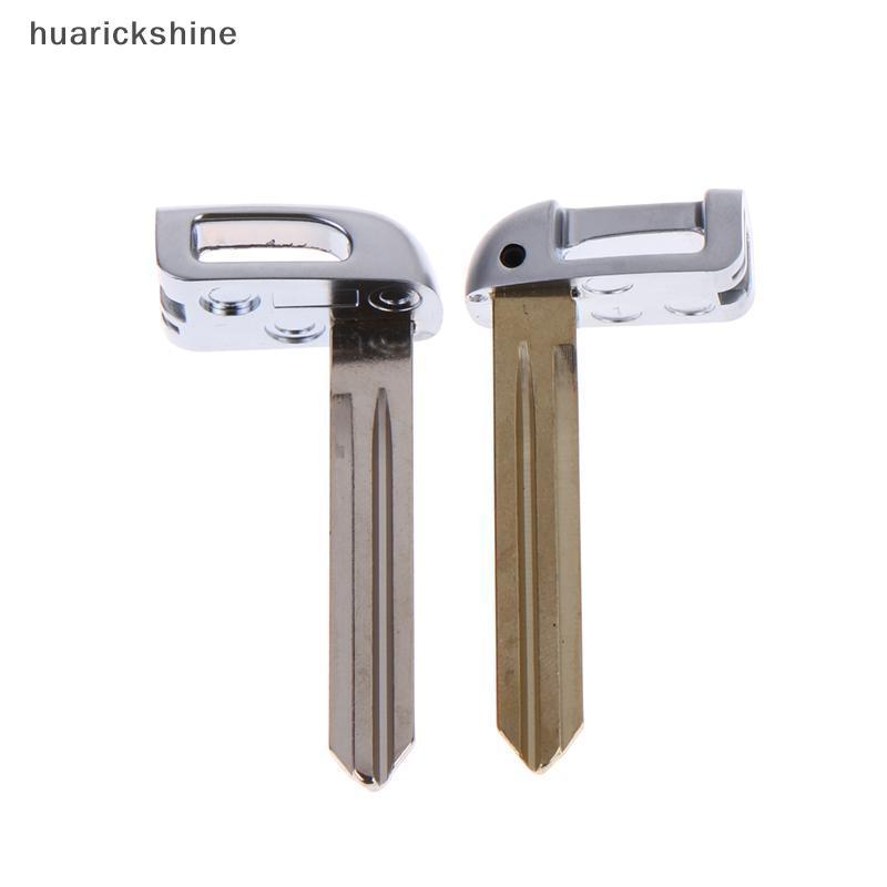 Huarickshine^ เปลี่ยนสมาร์ทใบมีดกุญแจฉุกเฉินสําหรับ Hyundai IX35 K2 K5 รีโมทคอนโทรลใบมีดโลหะคุณภาพสู