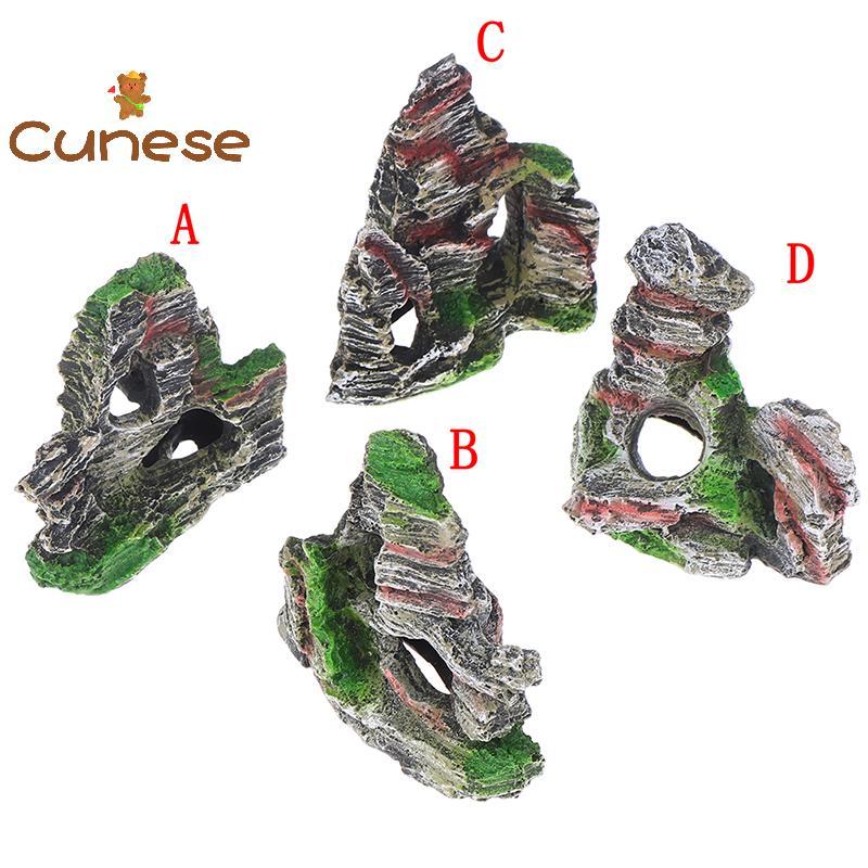[Cenese] Mountain View Aquarium Ro Cave Tree Bridge เครื่องประดับตู้ปลา Roery Decor [ใหม่]