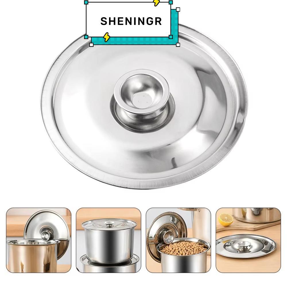 SHENING5R ฝาครอบหม้อ, 10-24 ซม.สแตนเลสรอบฝาหม้อ, Thicken Universal เปลี่ยนฝาปิดซอสอุปกรณ์ครัว