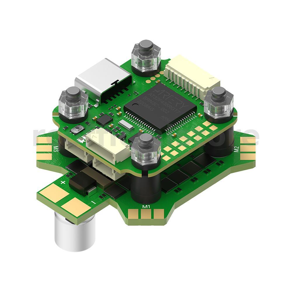 20 มม.* 20 มม.iFlight BLITZ Mini ATF435 Stack Flight Controller OSD 5V BEC E55S Mini 55A 2-6S 4IN1 E