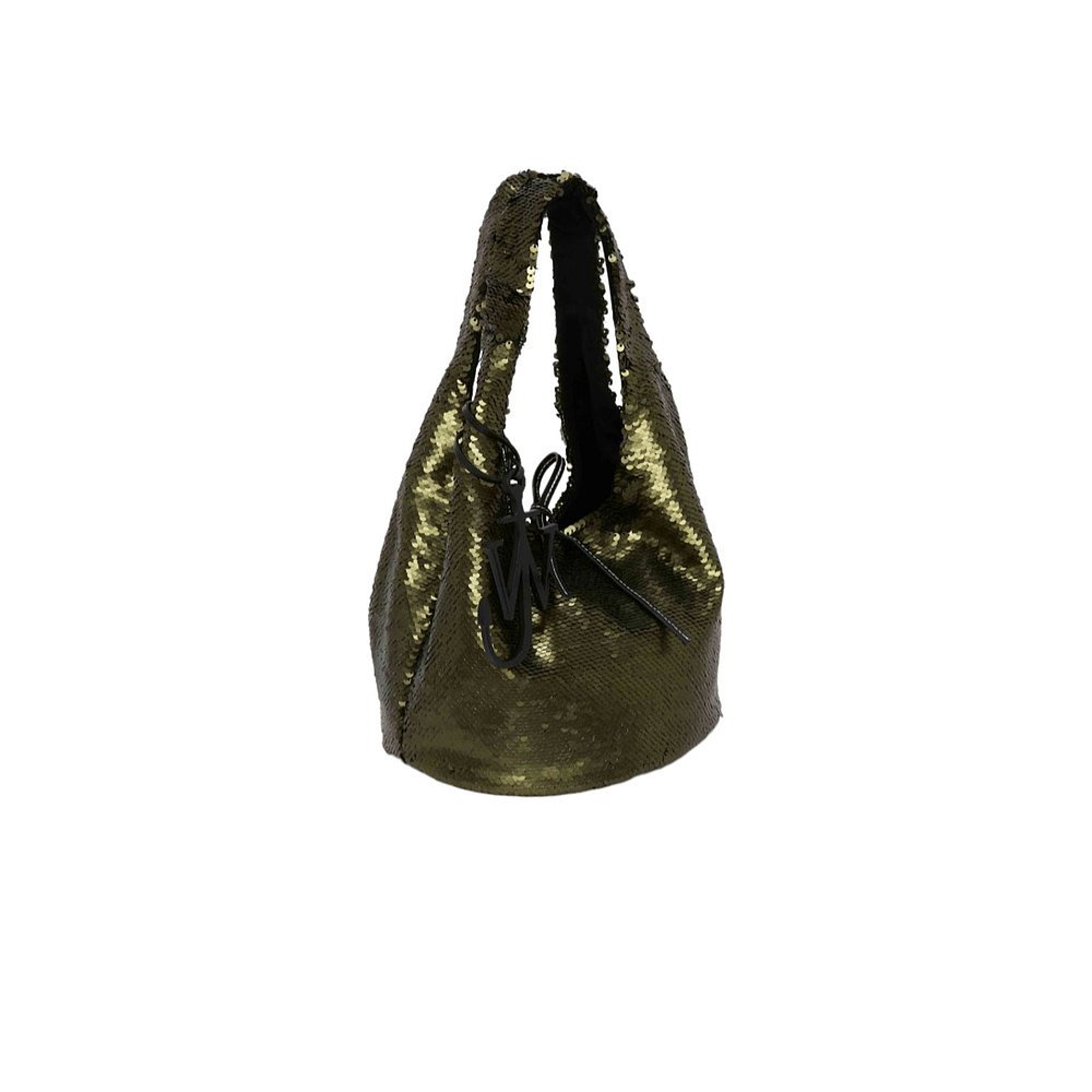 กระเป๋าถือปักเลื่อม JW Anderson สำหรับสุภาพสตรี สไตล์หรูหรา