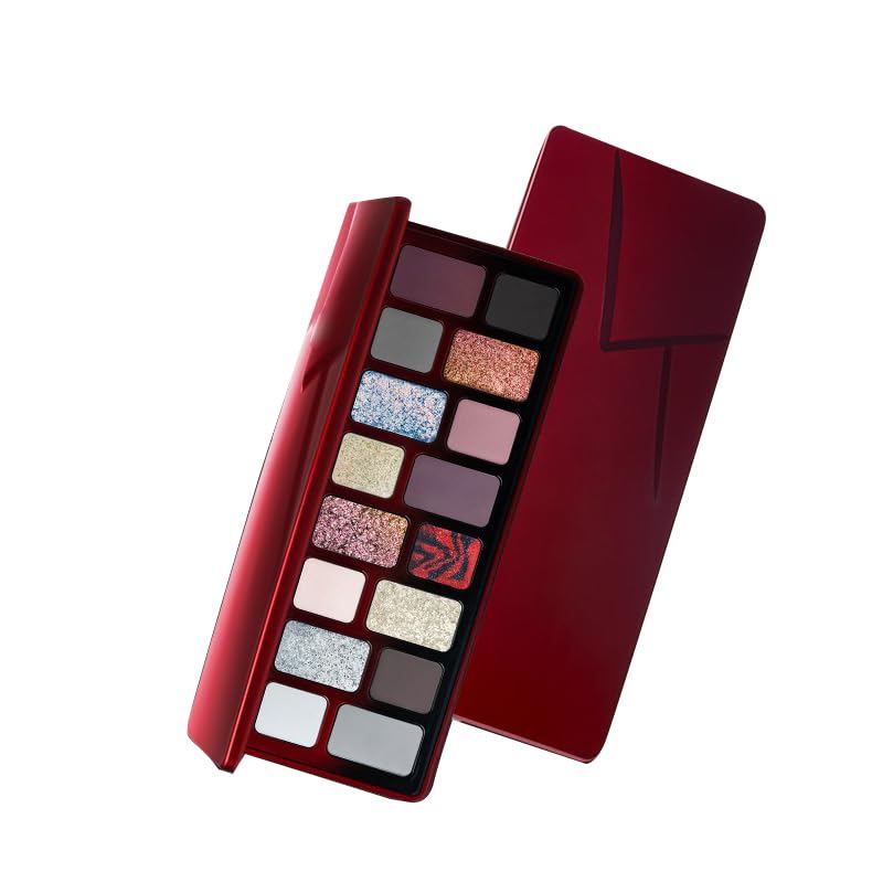 1PC Qianyan 16/24 สีอายแชโดว์ Palette, QianYan อายแชโดว์ Multichrome Shimmer Matte Facial Highlighte