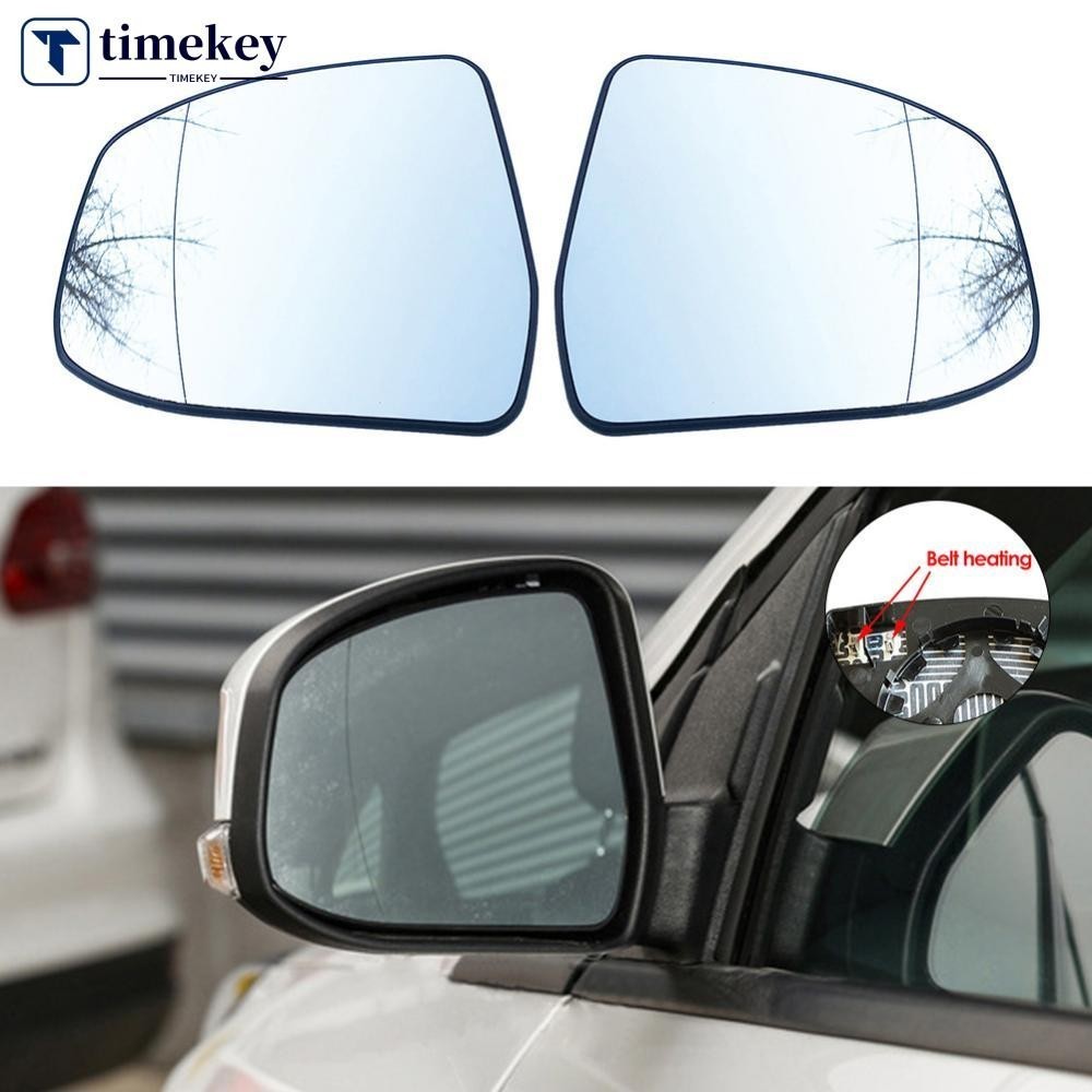 TIMEKEY 1PC รถประตูปีกด้านหลังอุ่นกระจกมองข้างสําหรับ Ford Focus II III MK2 DA DP DH DB DS 2 3 MK3 2