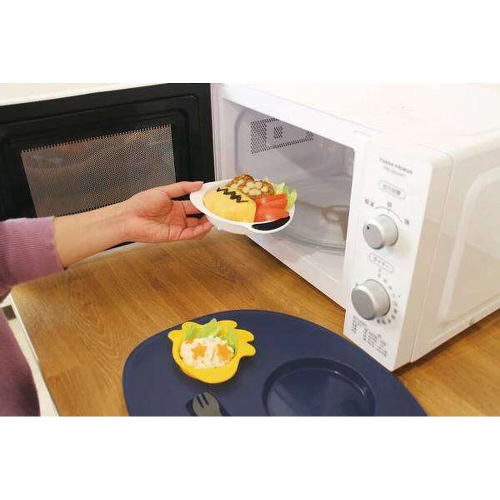 Disney Baby Lunch plate 6 pcs set ชุดจานอาหารกลางวัน 6 ชิ้น Mickey / Minnie / Snoopy - Nishiki รูปที่ 4