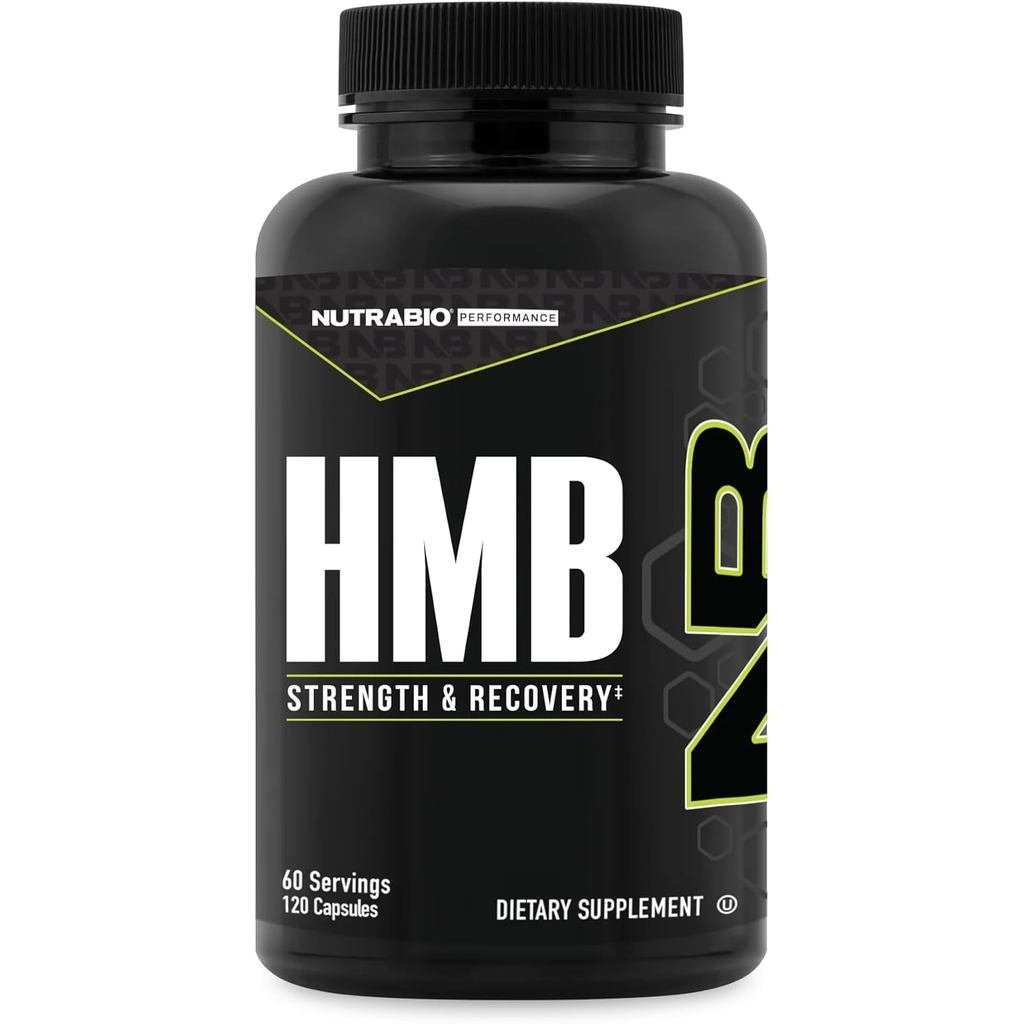อาหารเสริม NutraBio HMB, Amino Acid Hmb, อาหารเสริม HMB สําหรับผู้ชาย, HMB 1000mg- 120 แคปซูล