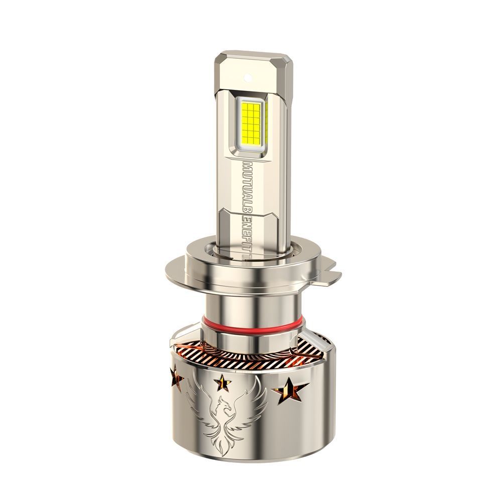 รถ High-Power Super Bright LED High-Power High-Near Light H7/H1/H4/9005 เลเซอร์หลอดไฟ LED Strong Lig