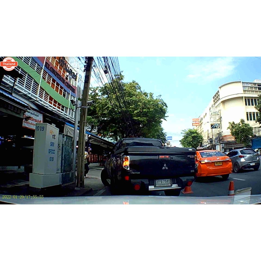 กล้องติดรถยนต์ รุ่นT626 T626s ระความปลอดภัย ประกัน 6 เดือน อดี้โลหะ