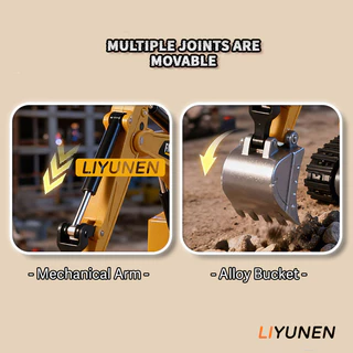 1: 64 Mini RC Excavator รถยกเดสก์ท็อปรีโมทคอนโทรลรถบรรทุกกระเป๋ารถ Rc Decompression ของเล่น 1/64 รถขุดขนาดเล็กวิศวกรรมยานพาหนะเด็กของขวัญ