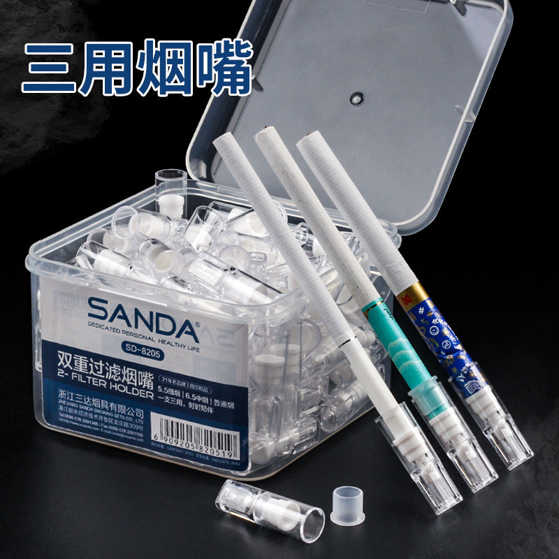 Sanda One Soothing Instrument Disposable Tip Filter หนาขนาดกลาง Fine Three-Purpose Filter Tips sd