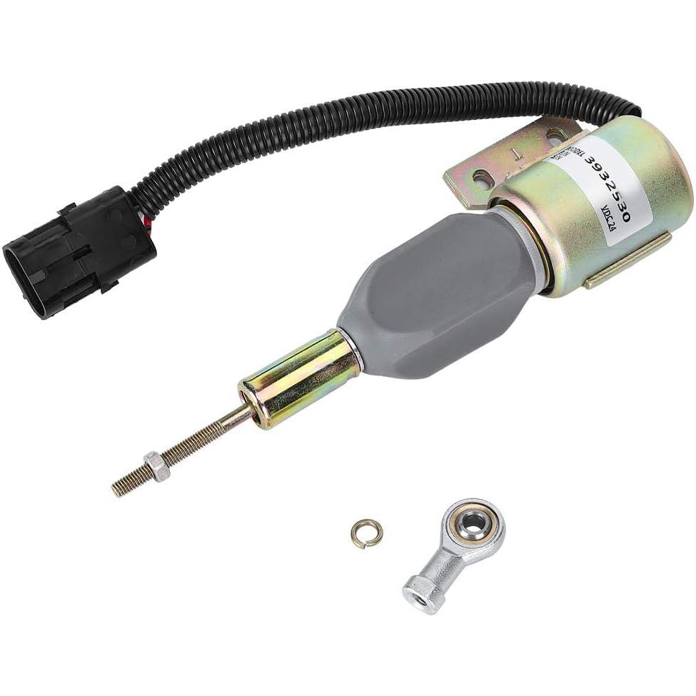 24 ปิด 26 * 8 * 6 24โวลต์ เครื่องยนต์ปิดวาล์วโซลินอยด์ 3932530 SA‐4756‐24 เหมาะกับ Cummins 4BT 6BT5