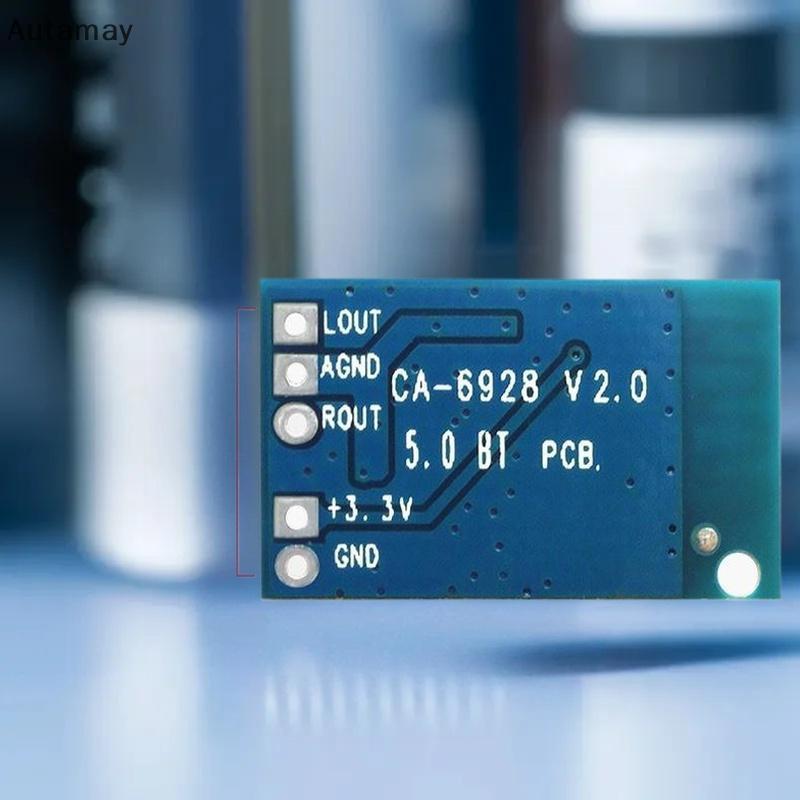 Autamay 1PCS Mono 5.0 โมดูล CA-6928 DC3.3-6V สําหรับเครื่องเล่นเพลงไร้สายลําโพงตัวรับสัญญาณดัดแปลงเค