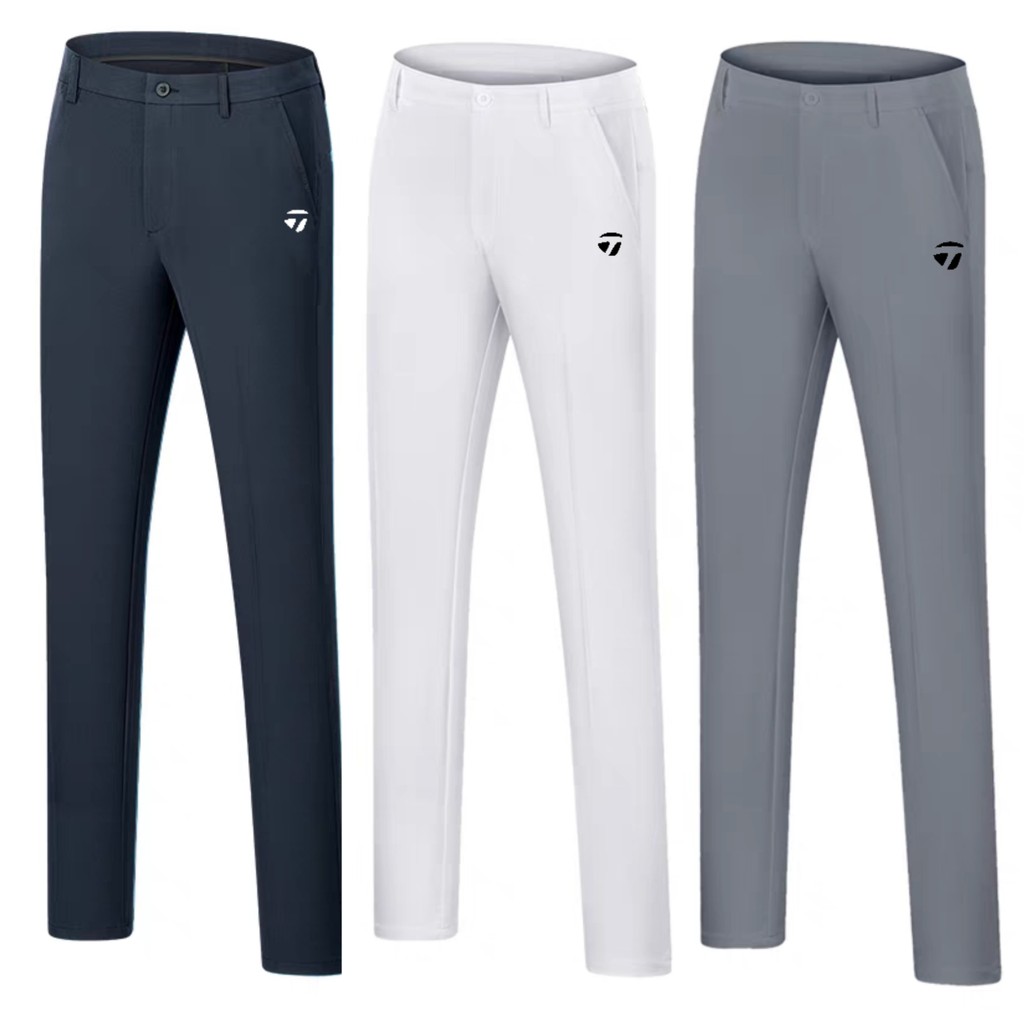 TM GOLF กางเกงกอล์ฟผู้ชาย micro-elastic สำหรับฤดูร้อน ระบายอากาศได้ดี ใส่ง่าย เหมาะสำหรับการฝึกซ้อมและเล่นกอล์ฟ