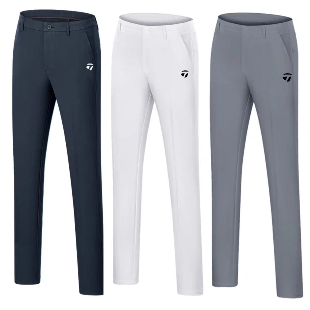 TM GOLF กางเกงกอล์ฟผู้ชาย micro-elastic สำหรับฤดูร้อน ระบายอากาศได้ดี ใส่ง่าย เหมาะสำหรับการฝึกซ้อมและเล่นกอล์ฟ