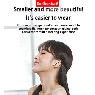 Senbenbao PRO 4 / PRO 3 Mini TWS หูฟังบลูทูธ 5.3 สเตอริโอหูฟังไร้สาย Hi-Fi หูฟังชนิดใส่ในหูพร้อมไมโครโฟน
