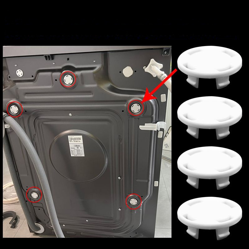 Washing Machine Back Splash Guard Cover Plug Bolt Installation Accessories