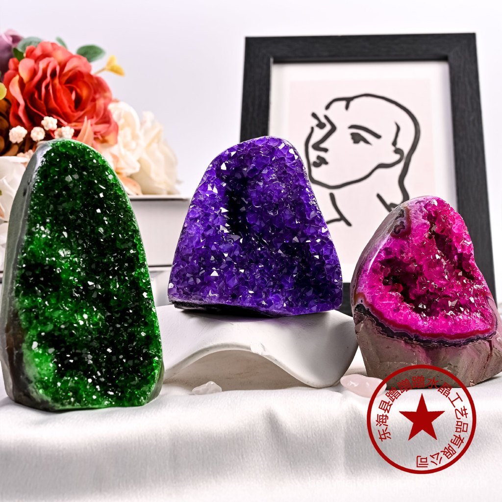 ⭐⭐Crystal Town Caijing Town Home Feng Shui เครื่องประดับ East China Sea Crystal One Piece Shipment⭐⭐