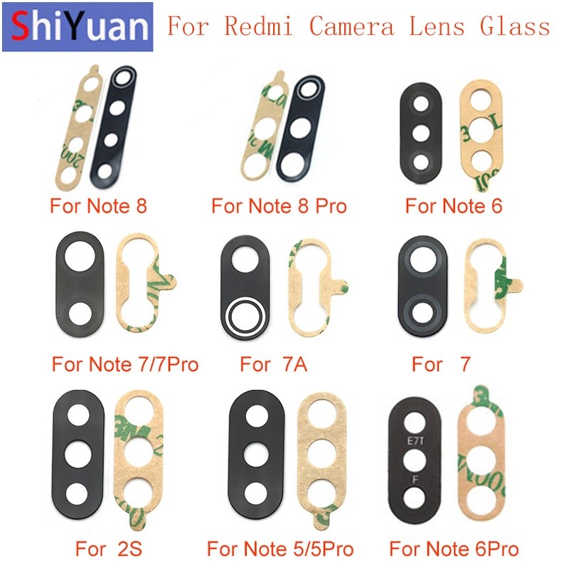 กระจกกล้องหลัง เลนส์ Xiaomi Redmi K30 K30Pro K20 Note 8 8Pro Note 7 6 5 S2