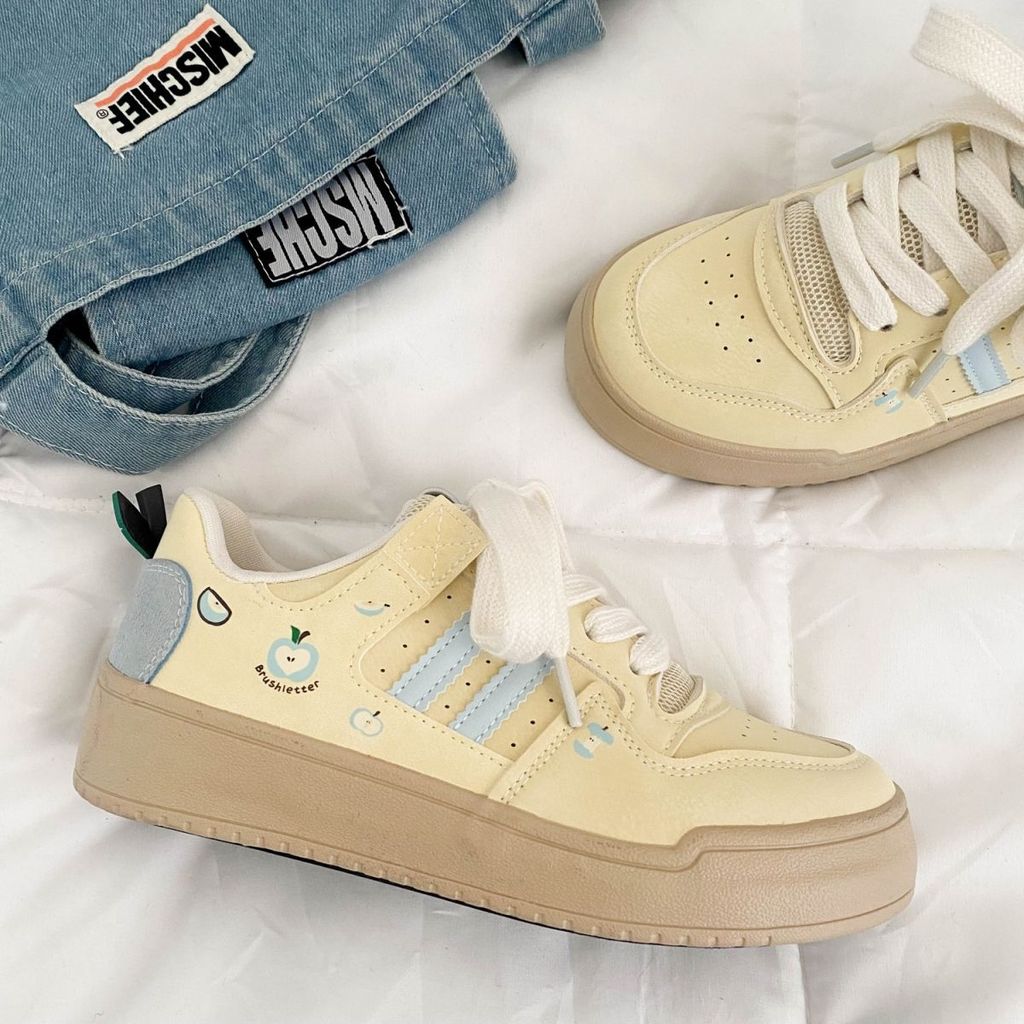 Apple Sport Small White Shoes Women Small White Shoes Female Niche Printing Design20251105