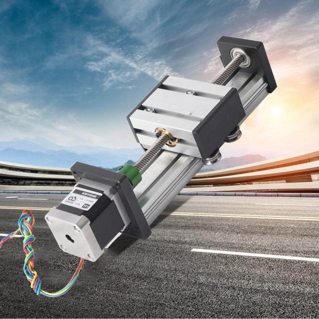 บอลสกรูรางเลื่อนตาราง Stepper Motor Linear สำหรับ Home