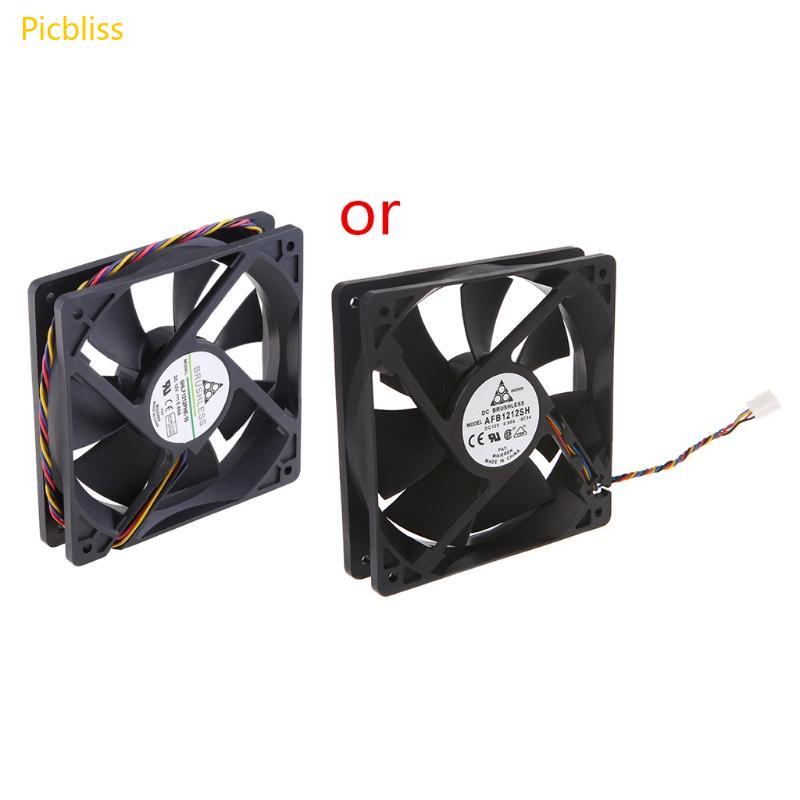 Picbliss 12 ซม.แบริ่ง CPU พัดลมระบายความร้อน 12V 0 8A 120 มม. 12025 DC Brushles Cooling F