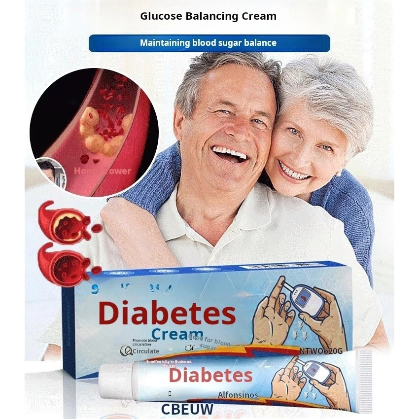 LocalSumifun Blood Sugar Balance Health Cream/Nursing Care Ointment Balancing Blood Sugar Plaster-**