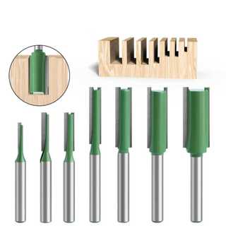 Mũi phay gỗ tạo rãnh vuông 1/4 và 6mm ARRIA