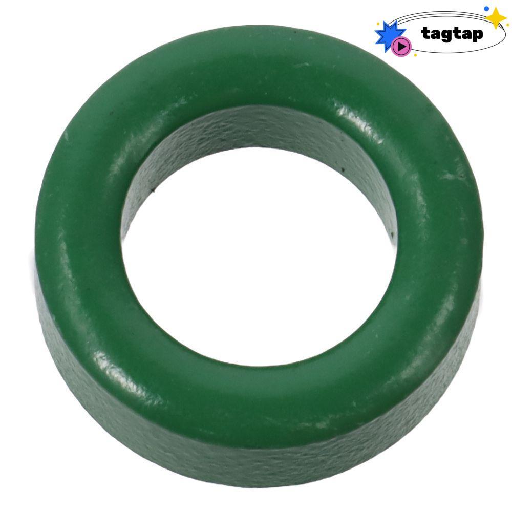 INNEW Toroid Ferrite Core, Ferrite Chokes Ring Restraining Interfal, 22mm x 14mm x 8mm Metal Green