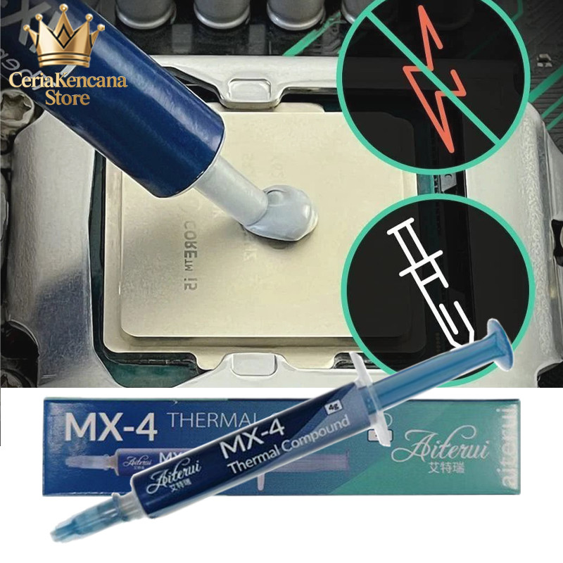 Thermal Paste MX4 4gr Thermal Compound CPU/GPU พิเศษสําหรับการดูแล High Conduction