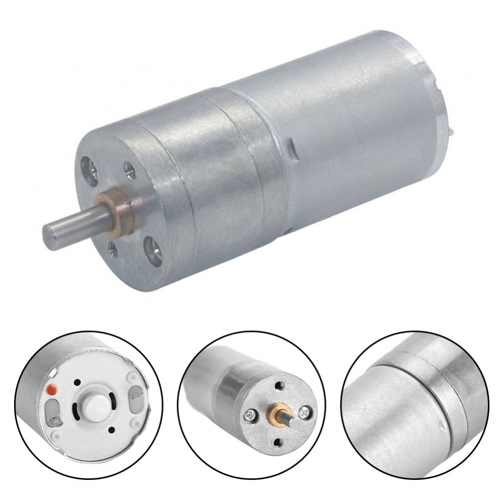 การดําเนินงานที่เงียบสงบสําหรับมอเตอร์เกียร์ DC 25GA370 เหมาะสําหรับสภาพแวดล้อมที่บอบบาง