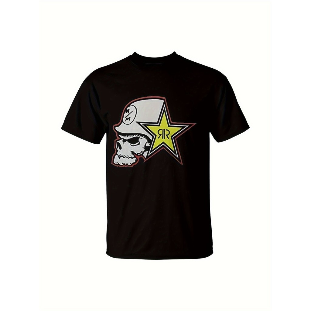 KATUN Cute Rockstar Energy Drink Motif เสื้อยืด Unisex - 180g Cotton Casual Christmas GiftS-5XL