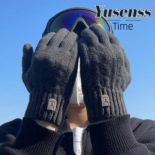 YUSEN ถุงมือสัมผัส sensible touch, ทำจากผ้าฝ้าย ป้องกันลมและ…