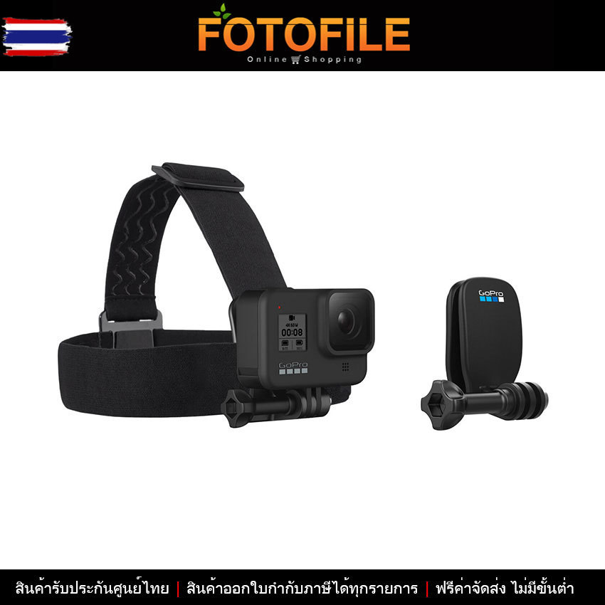 GoPro Head Strap + QuickClip by FOTOFILE