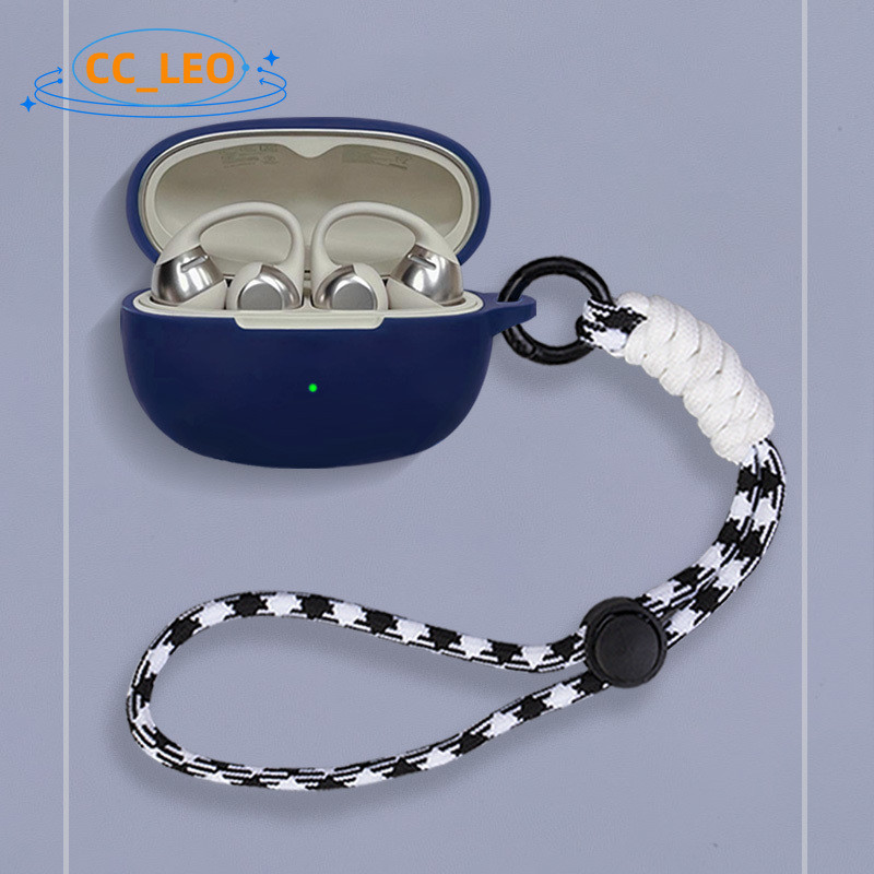 Case for Shokz OpenDots One E310 Silicone Soft Case Adjustable Lanyard Pendant Suitable for Shokz Op