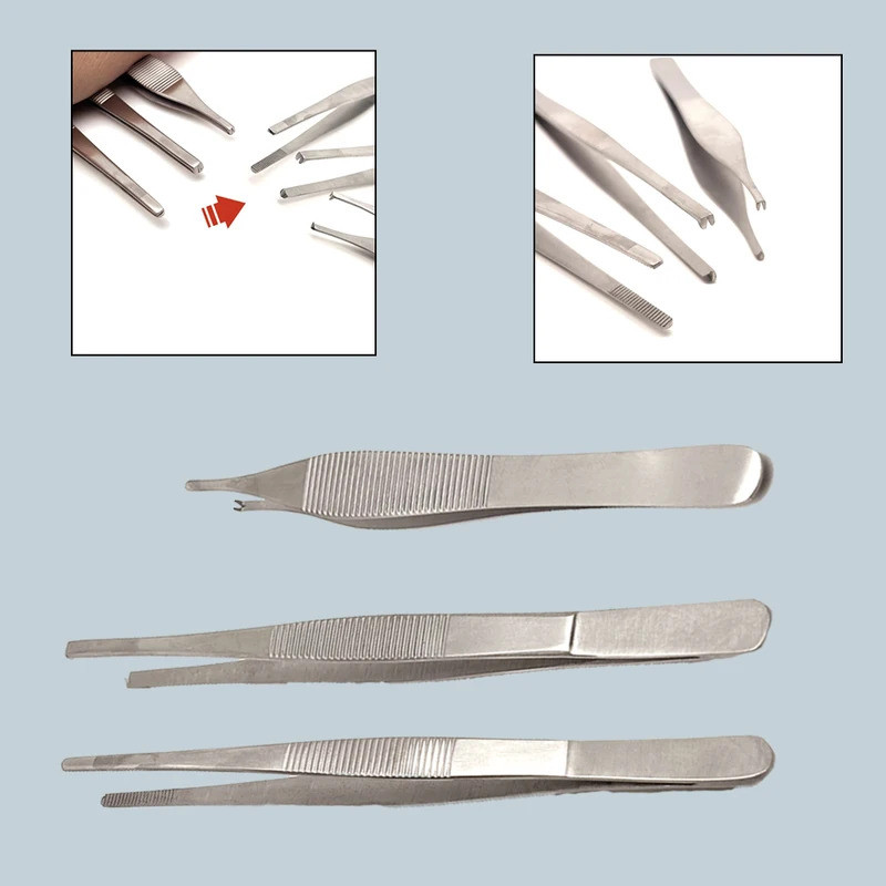 Rhinoplasty Adson Forceps for Plastic Surgery Stainless Steel Tissue Forceps, Dental & Oculoplastic 