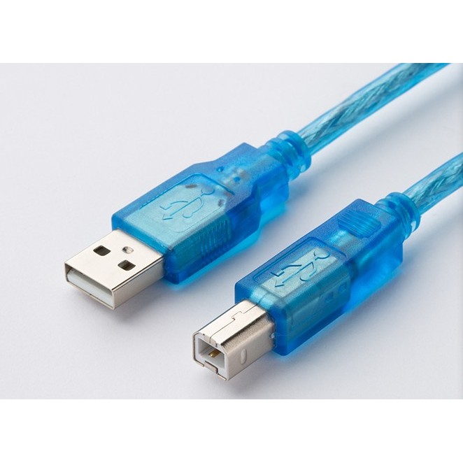 2.0 usb Printer Data Cable คอมพิวเตอร์ Extension Printing Cable Extension to Square Port 1.5m 3/5m A