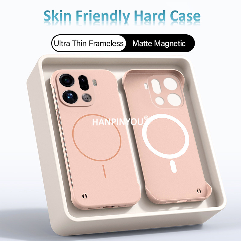 หรูหรา Ultrathin Liquid Frameless Hard Case สําหรับ OPPO